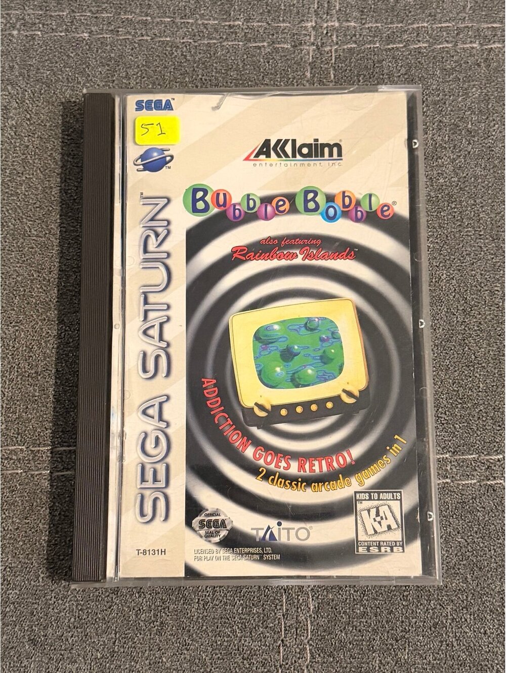 Bubble Bobble Featuring Rainbow Islands for Sega Saturn